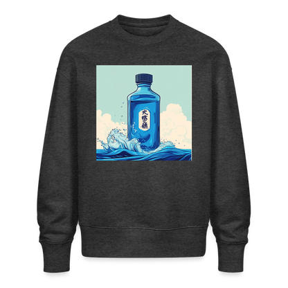 I Blått och Tystnad, Ekologisk oversizetröja RADDER unisex från Stanley/Stella - mörkgråmelerad