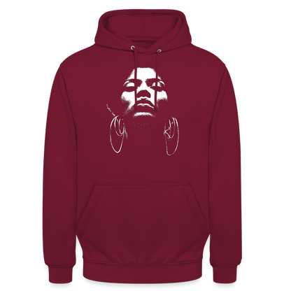 Beat Goddess, Luvtröja unisex - bordeaux