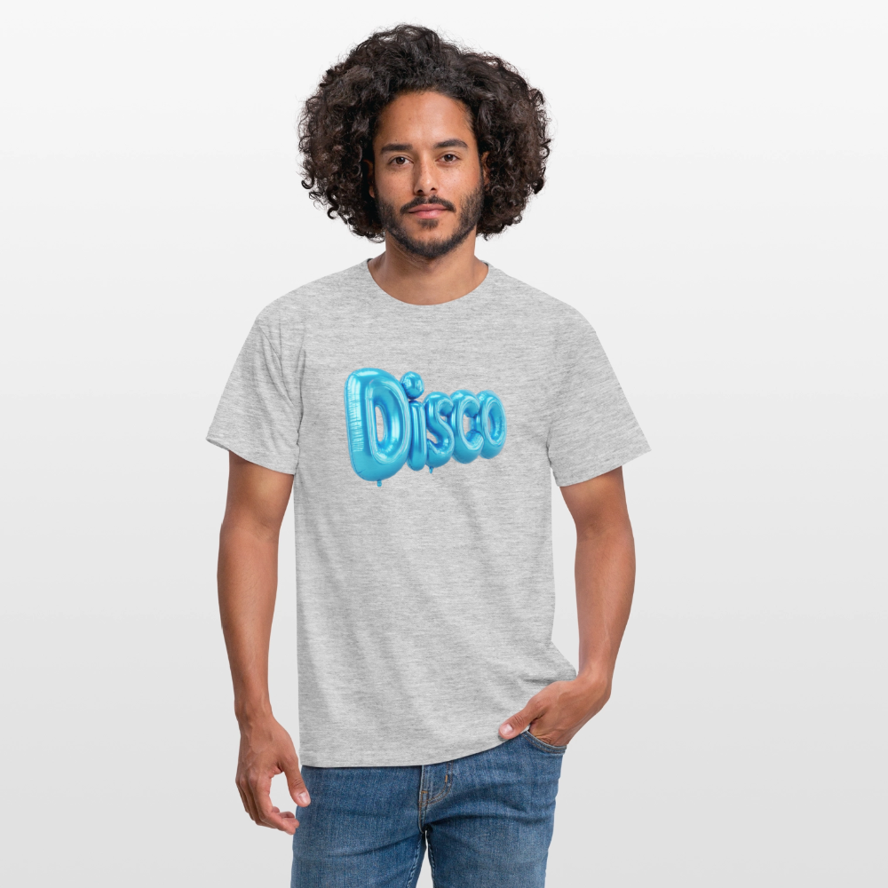 Pump the Disco, T-shirt herr - gråmelerad