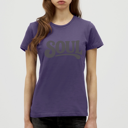 All About Soul, T-shirt dam - mörklila