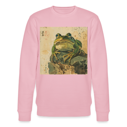 Grodan i Skymningen, Ekologisk sweatshirt CHANGER unisex från Stanley/Stella - ljusrosa