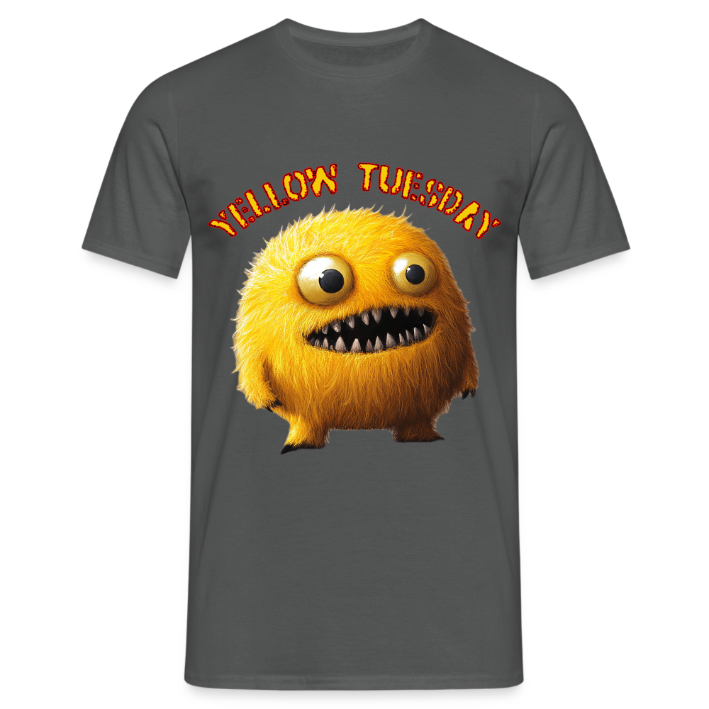 Yellow Tuesday – Funky, Not Blue, T-shirt herr - kolgrå