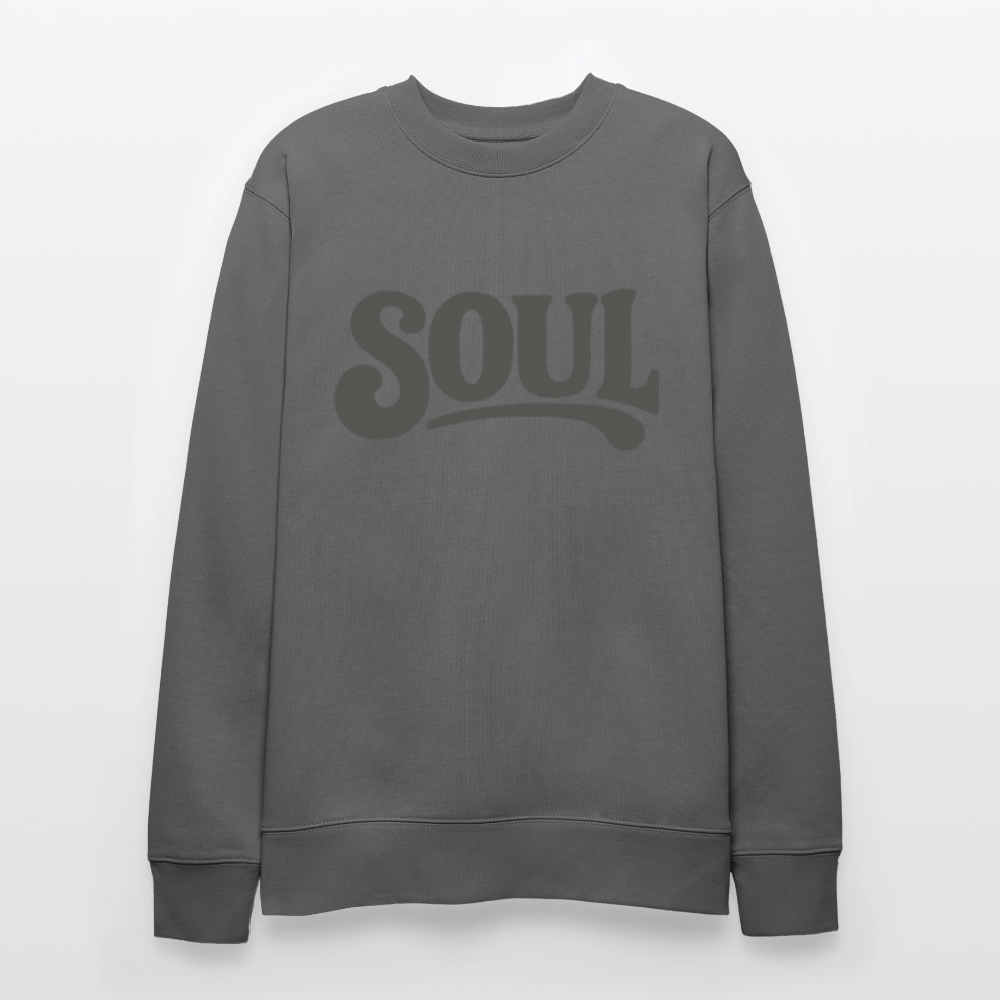 All About Soul, Ekologisk sweatshirt CHANGER unisex från Stanley/Stella - kolgrå