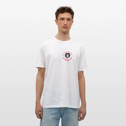 Where Music Lives – Powered by Acceso Family (small print), T-shirt unisex - vit
