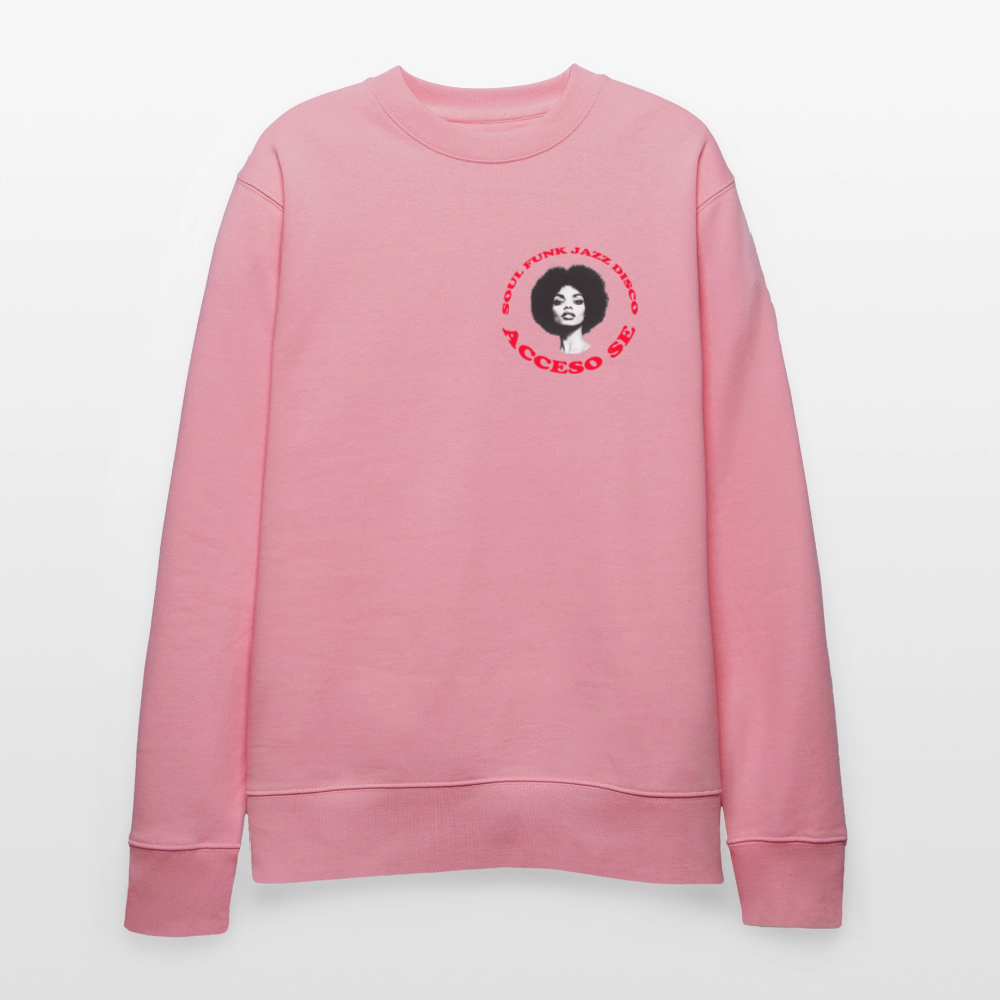 Where Music Lives – Powered by Acceso Family (small print), Ekologisk sweatshirt CHANGER unisex från Stanley/Stella - lila dröm