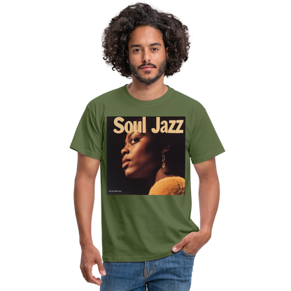 Acceso's Soul Groove: Jazz with a Beat, T-shirt herr - Militärgrön