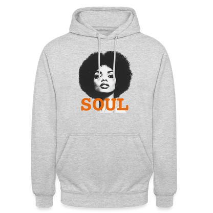 Luvtröja unisex - ljusgråmelerad