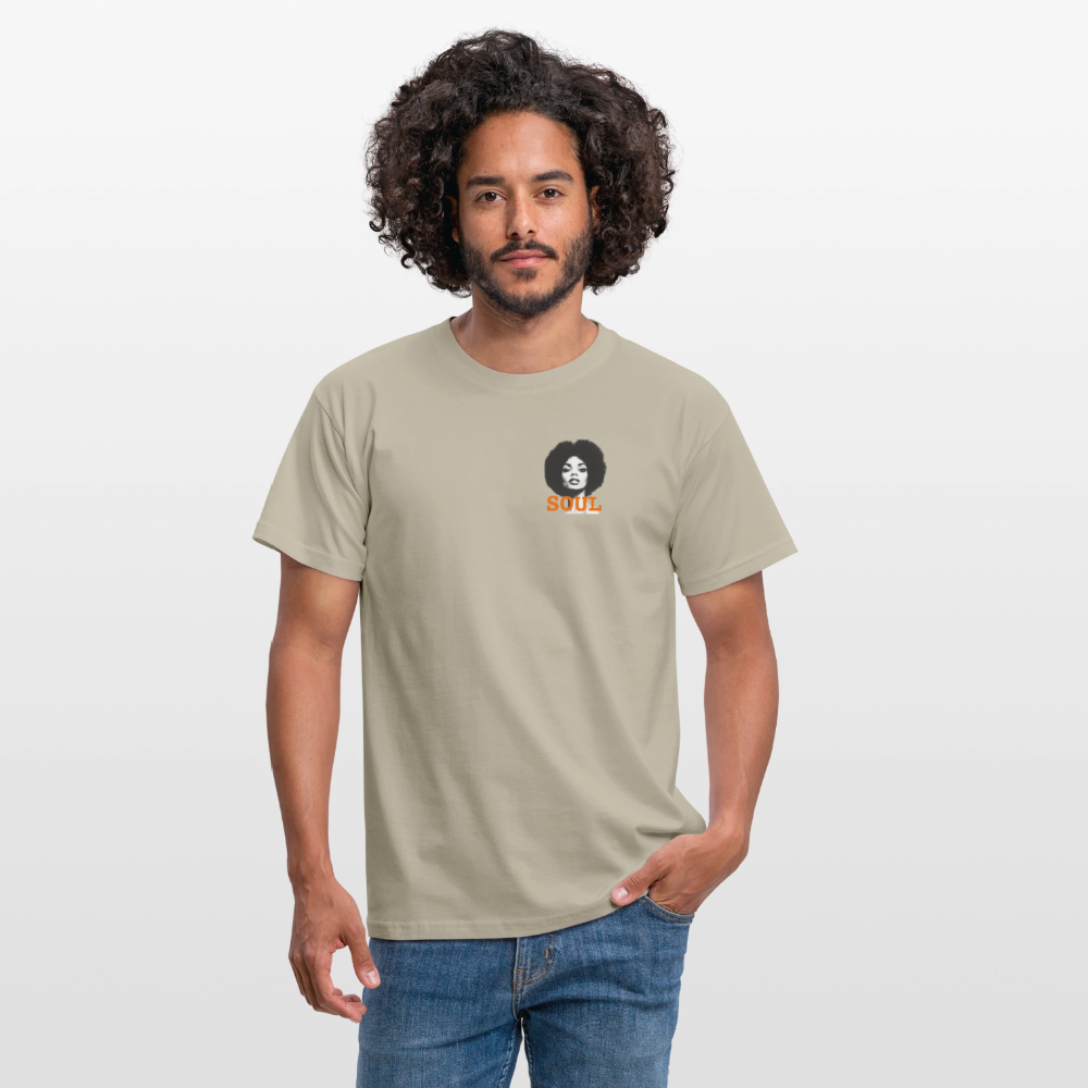 T-shirt unisex - Litet brösttryck - Litet brösttryck - sandbeige