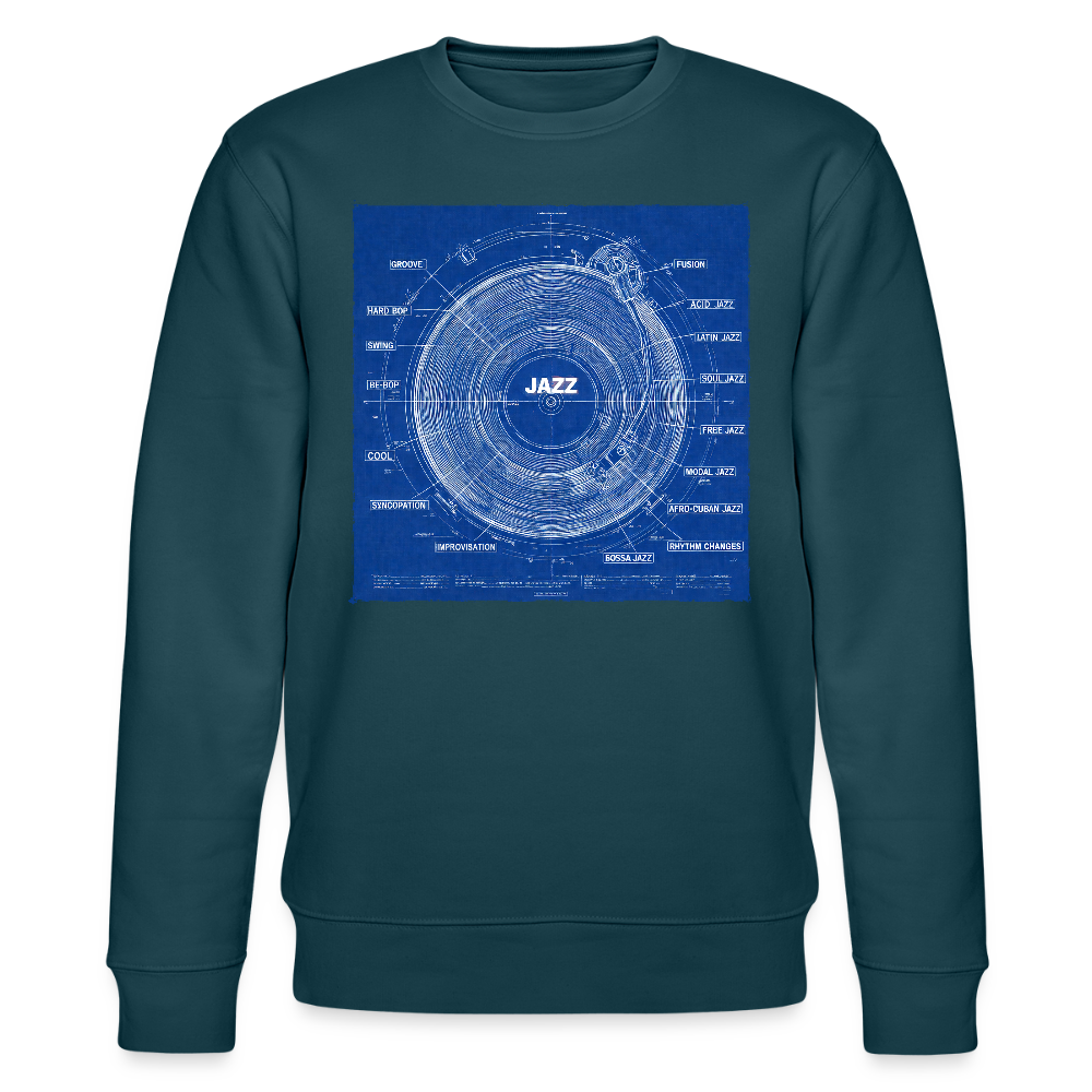 Kind of Blueprint, Ekologisk sweatshirt CHANGER unisex från Stanley/Stella - mörk petrol
