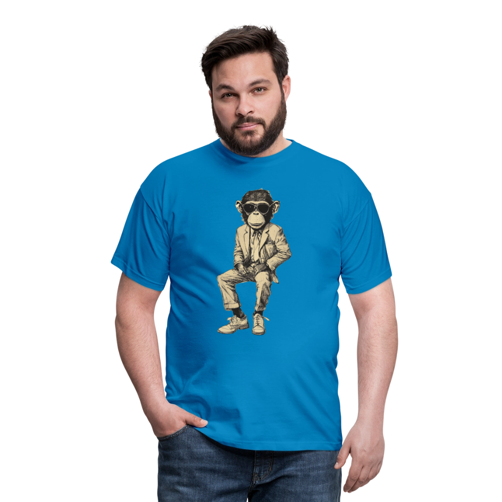 Mod Monkey, T-shirt herr - kungsblå