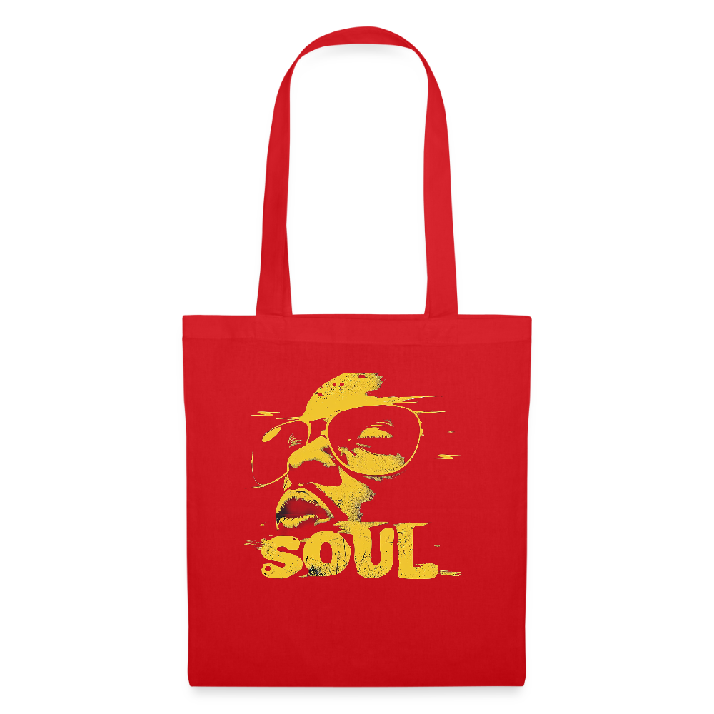 Funky Soul tygväska i röd — musikinspirerad accessoar från Acceso