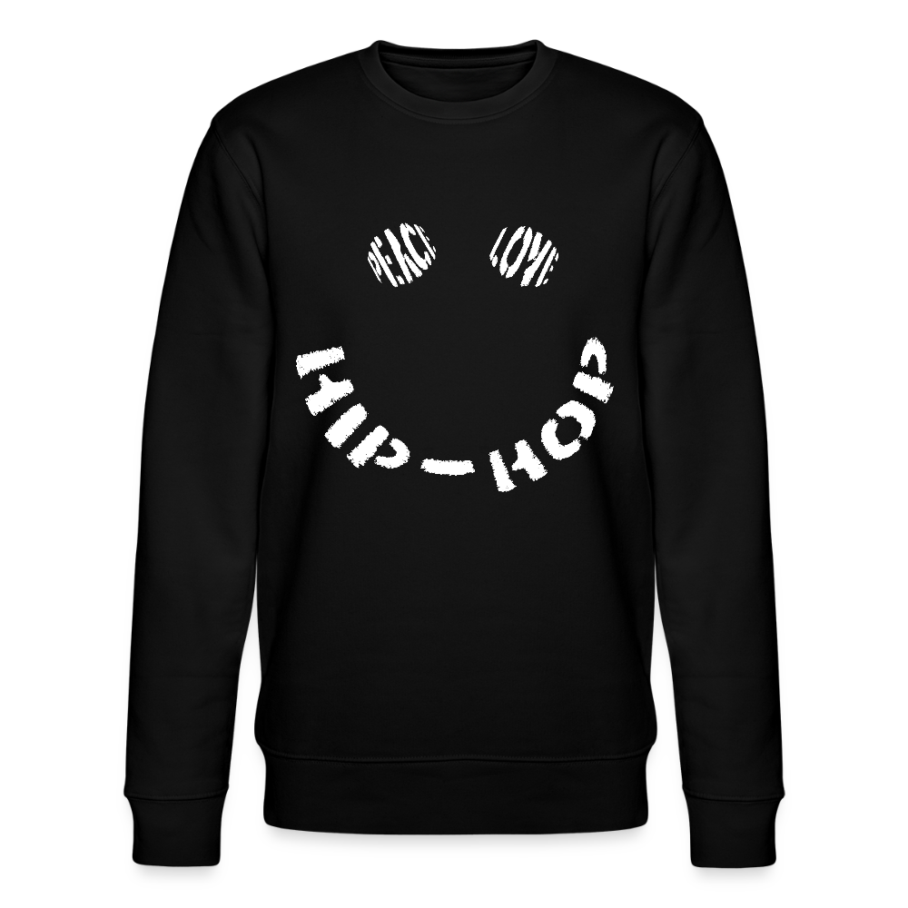 Peace, Love & Hip-Hop, Ekologisk sweatshirt CHANGER unisex från Stanley/Stella - svart