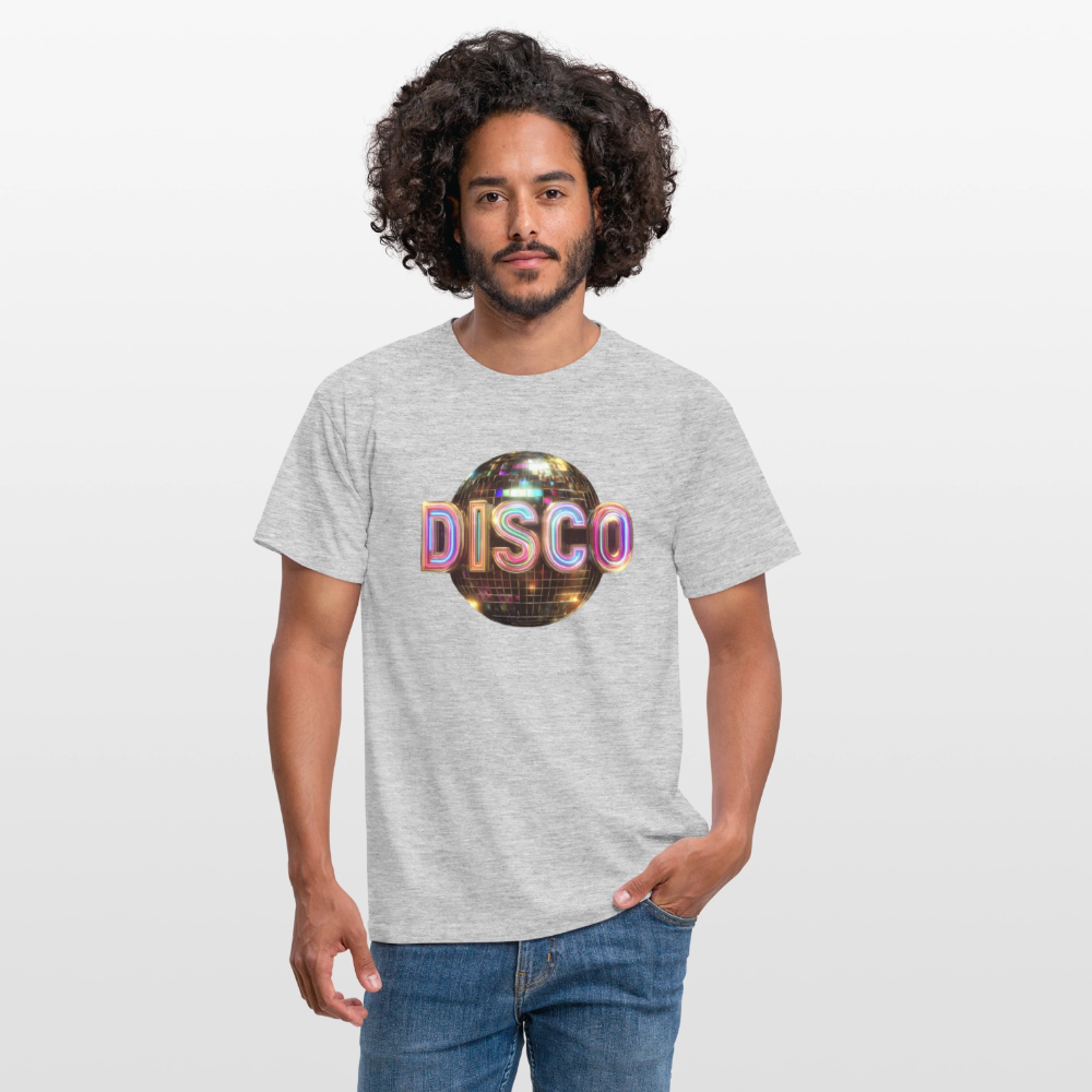 Disco Dreamscape, T-shirt herr - gråmelerad