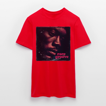 Groove Rare, T-shirt unisex - röd