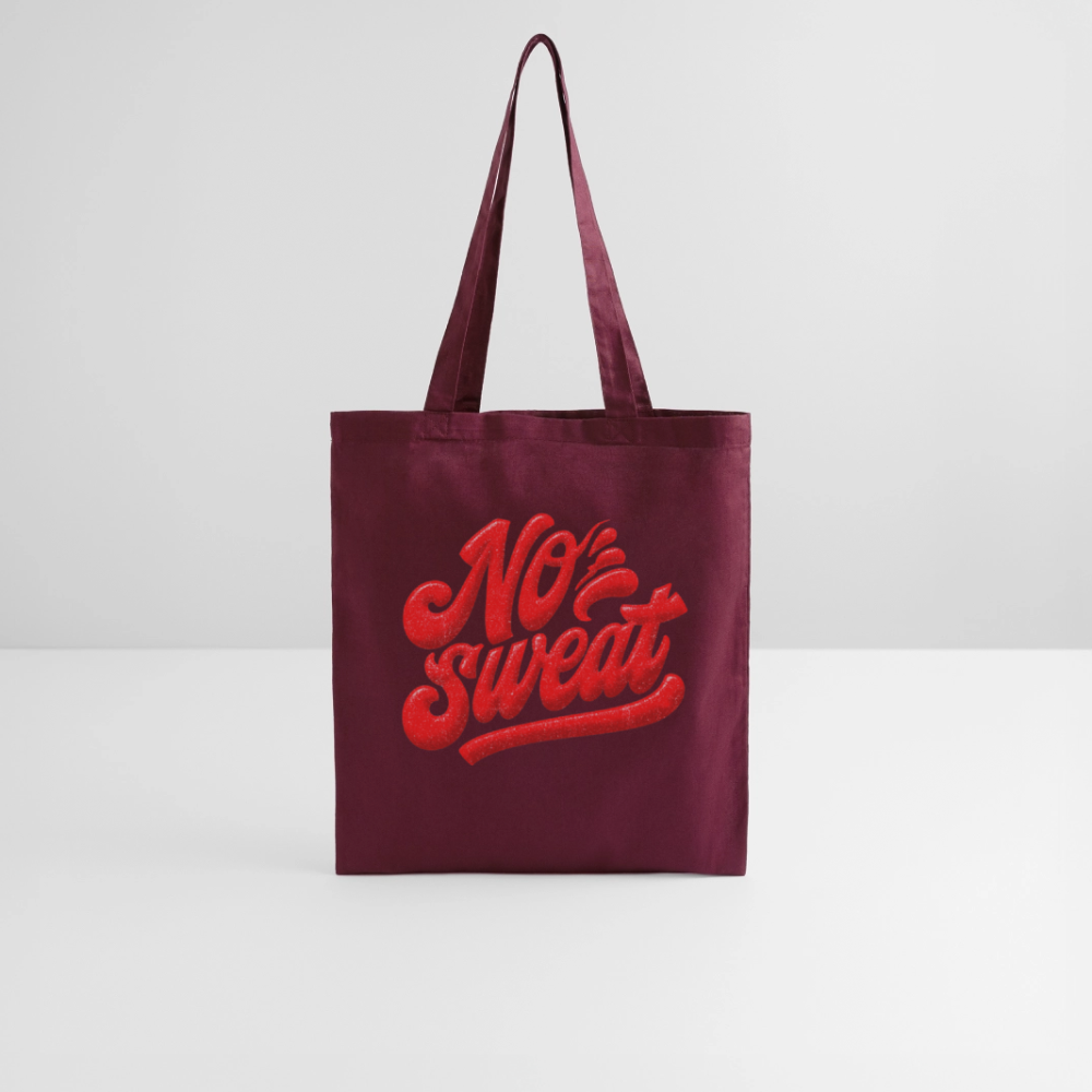 No Sweat, Tygväska - vinröd