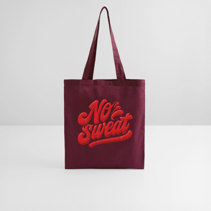 No Sweat, Tygväska - vinröd