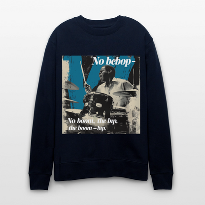 Push It Bebop, Ekologisk sweatshirt CHANGER unisex från Stanley/Stella - marinblått