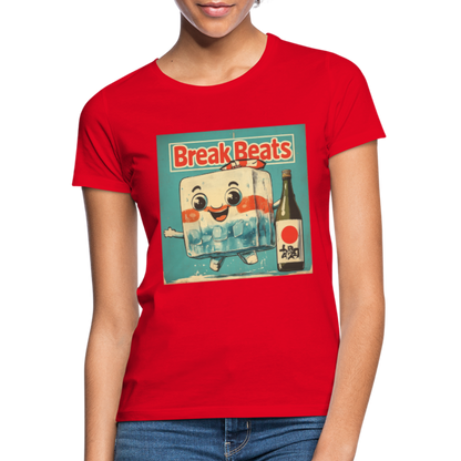 Nippon Break Beats, T-shirt dam - röd