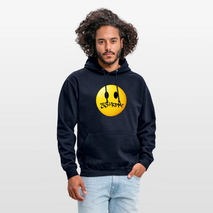 Turntable Grin, Luvtröja unisex - marinblå