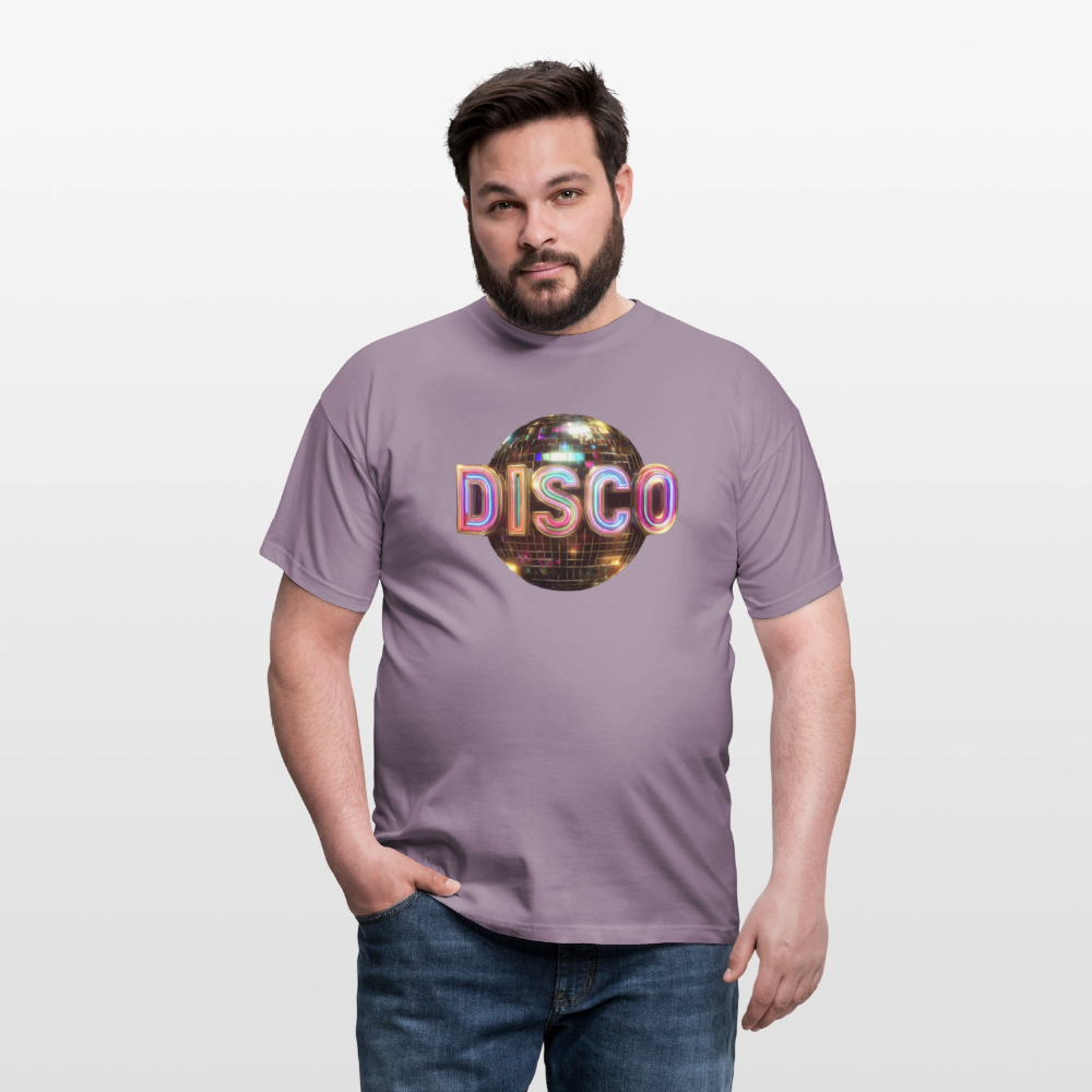 Disco Dreamscape, T-shirt herr - lilagrå 