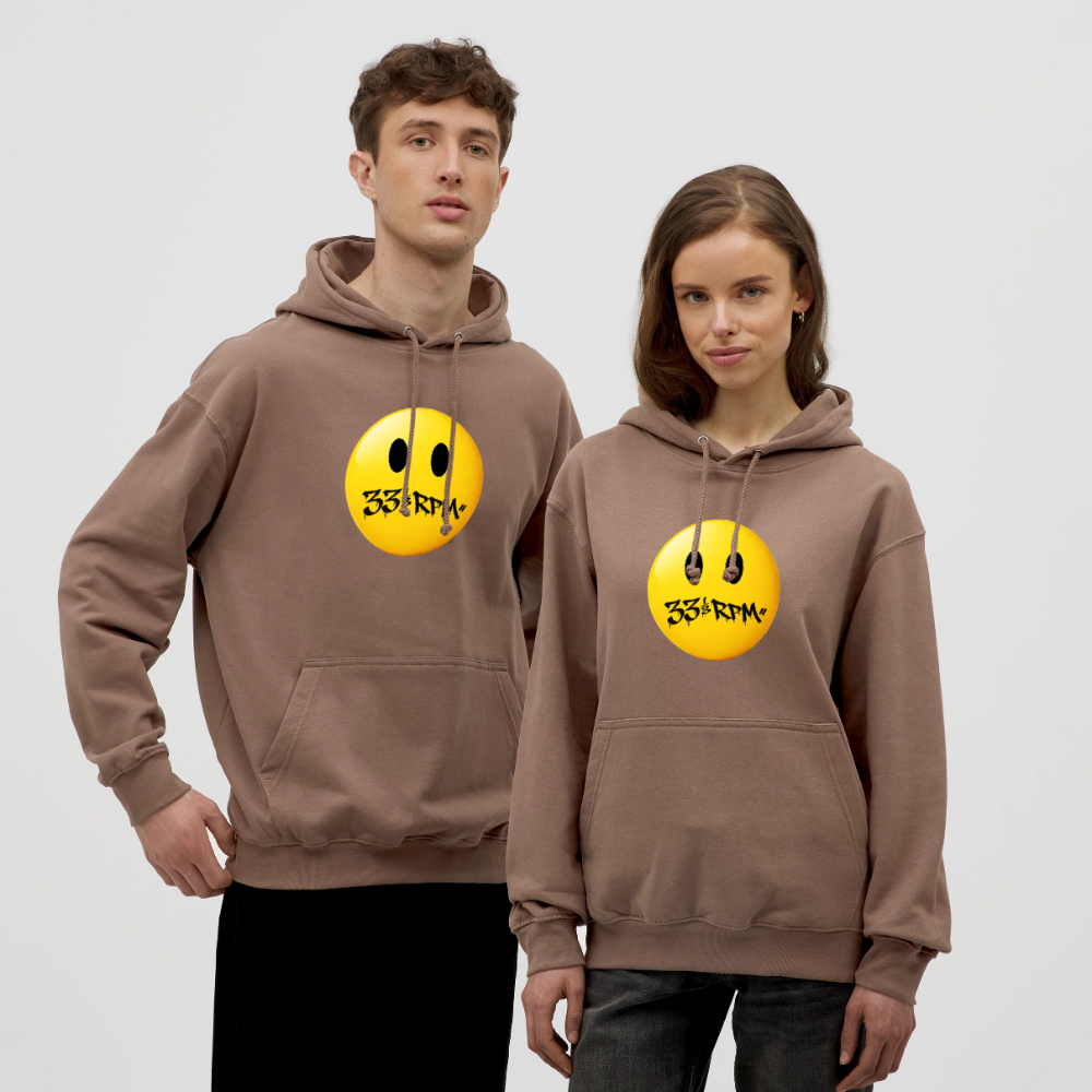 Turntable Grin, Luvtröja unisex - mocka