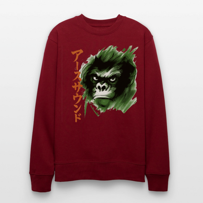 Earth Sound, Ekologisk sweatshirt CHANGER unisex från Stanley/Stella - vinröd