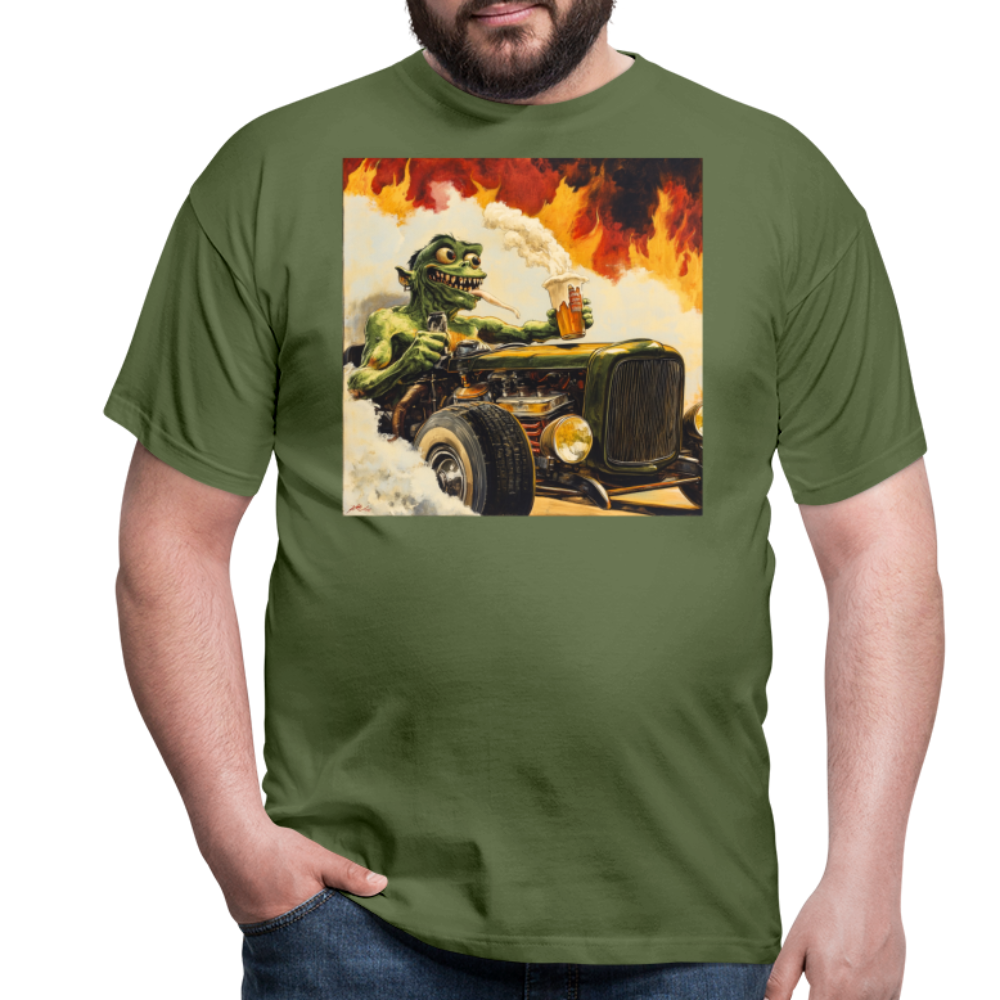 Ragg-Rex, T-shirt herr - Militärgrön