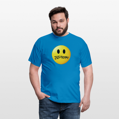 Turntable Grin, T-shirt unisex - kungsblå