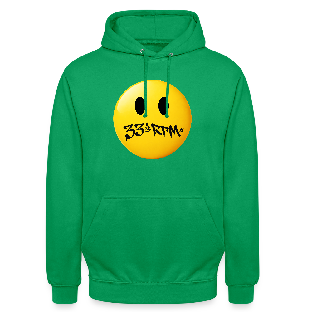 Turntable Grin, Luvtröja unisex - kellygrön
