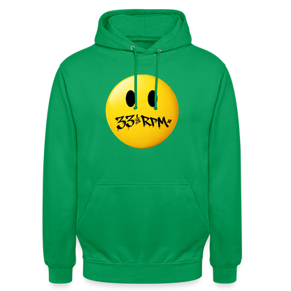 Turntable Grin, Luvtröja unisex - kellygrön