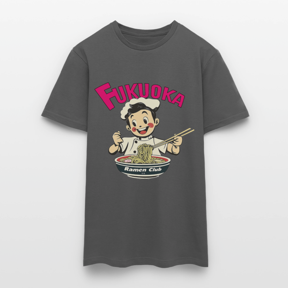 Fukuoka Ramen Club, T-shirt herr - kolgrå