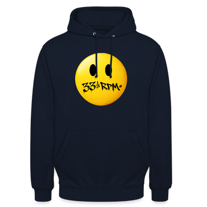 Turntable Grin, Luvtröja unisex - marinblå