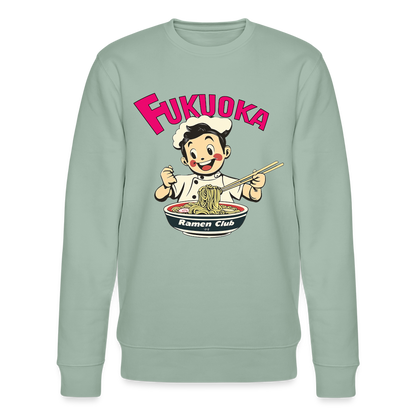 Fukuoka Ramen Club, Ekologisk sweatshirt CHANGER unisex från Stanley/Stella - ljus grågrön