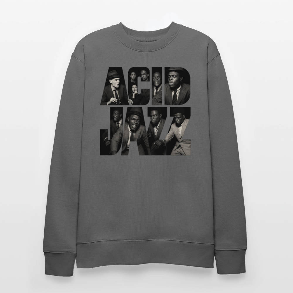 80s Club Jazzdance, Ekologisk sweatshirt CHANGER unisex från Stanley/Stella - kolgrå