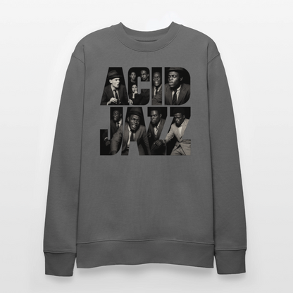 80s Club Jazzdance, Ekologisk sweatshirt CHANGER unisex från Stanley/Stella - kolgrå