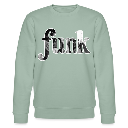 Funk Vibes, Ekologisk sweatshirt CHANGER unisex från Stanley/Stella - ljus grågrön