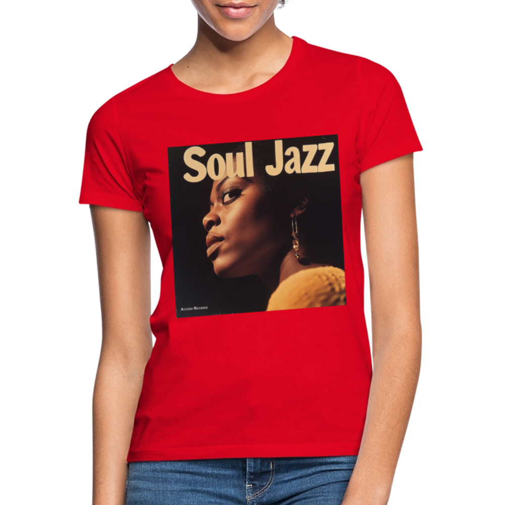 Acceso's Soul Groove: Jazz with a Beat, T-shirt dam - röd