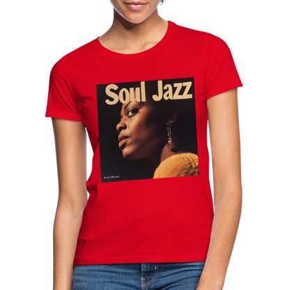 Acceso's Soul Groove: Jazz with a Beat, T-shirt dam - röd