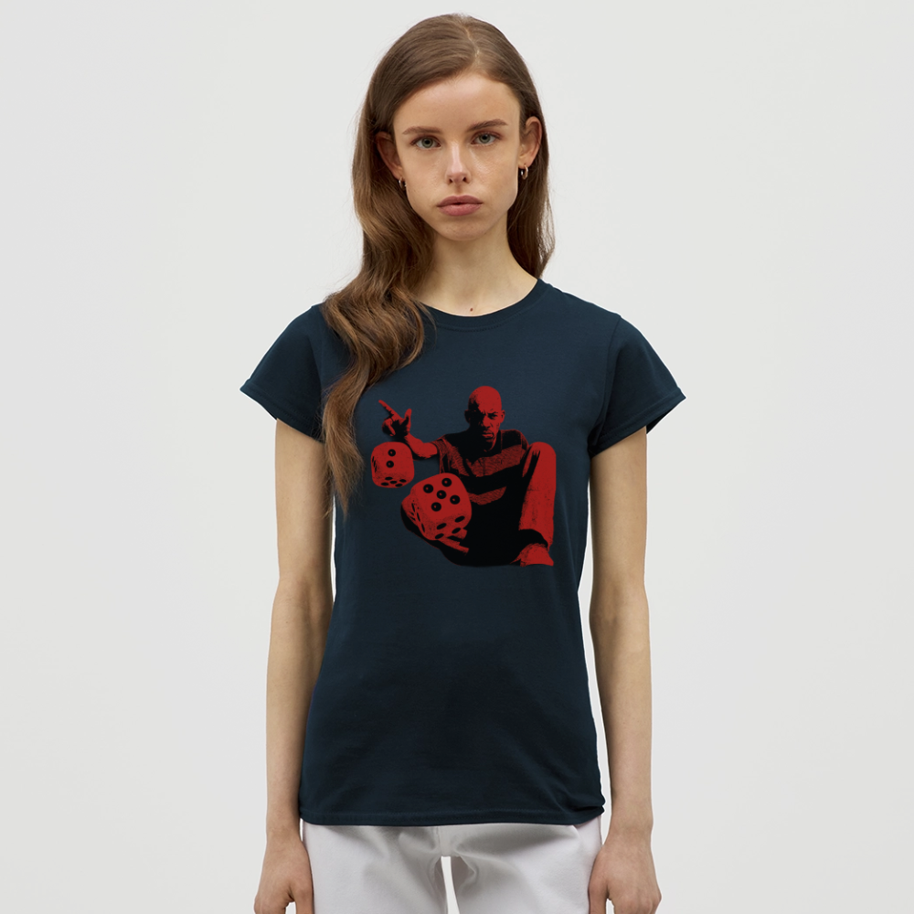 Six Side Story, T-shirt dam - marinblå