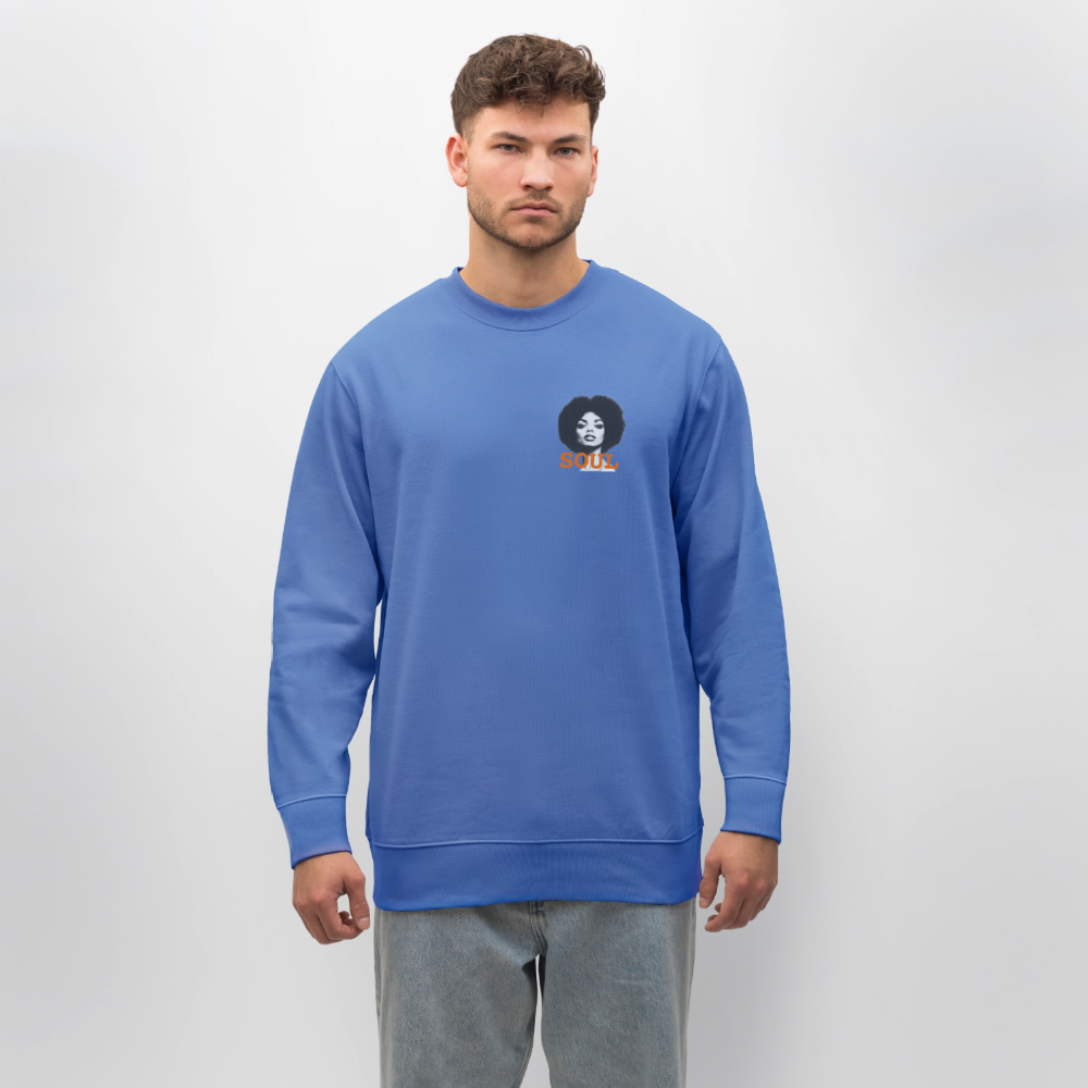 SOUL PWR, Ekologisk sweatshirt CHANGER unisex från Stanley/Stella - blå