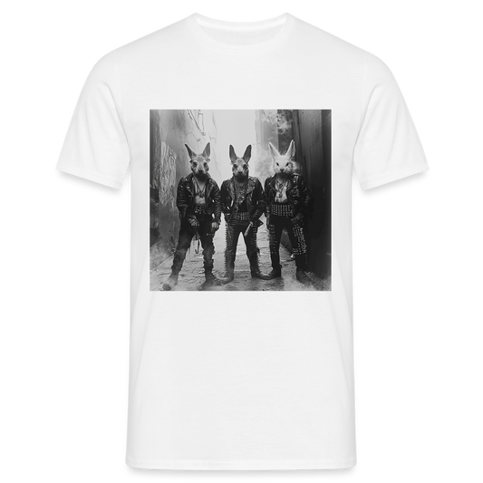 The Hare Raisers, T-shirt herr - vit