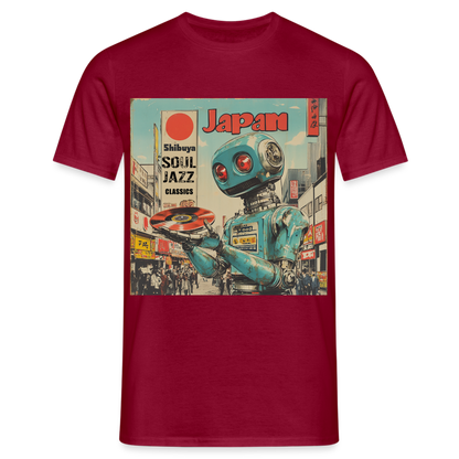 Shibuya Soul Jazz Classics, T-shirt herr - tegelröd