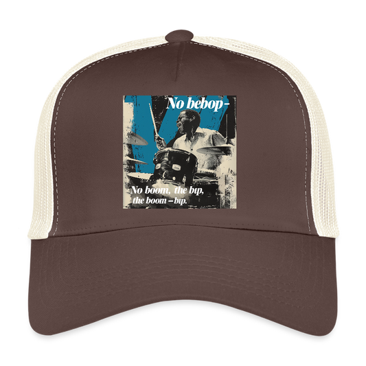 Push It Bebop, Trucker Cap - brun/beige