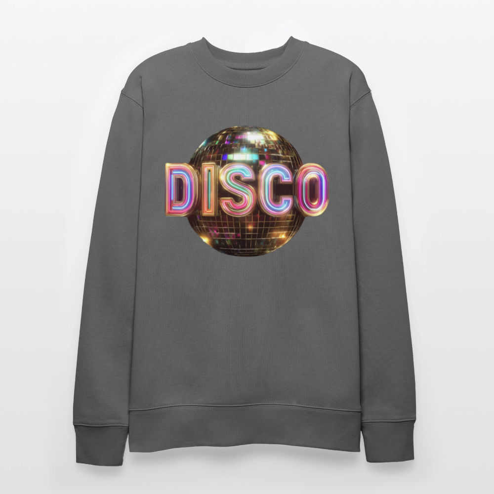 Disco Dreamscape, Ekologisk sweatshirt CHANGER unisex från Stanley/Stella - kolgrå