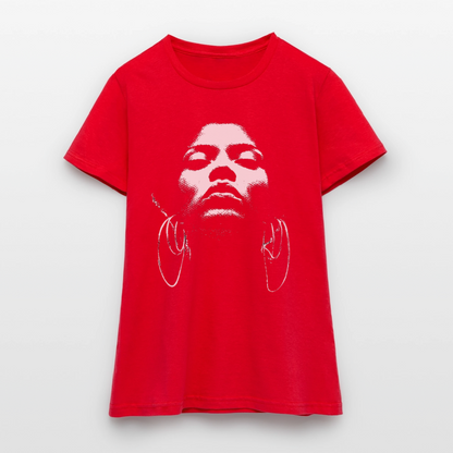 Beat Goddess, T-shirt dam - röd