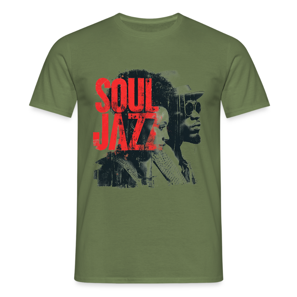 The Essence of Soul Jazz, T-shirt unisex - Militärgrön