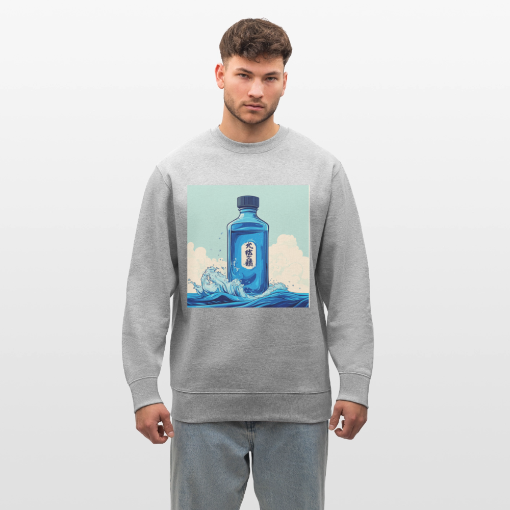 I Blått och Tystnad, Ekologisk sweatshirt CHANGER unisex från Stanley/Stella - gråmelerad