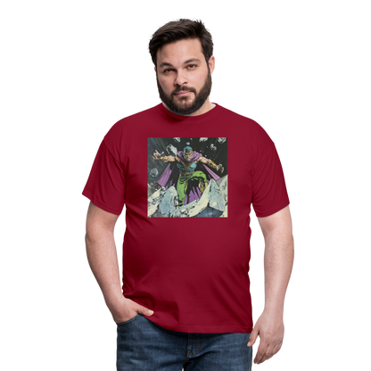 Granitus, T-shirt herr - tegelröd