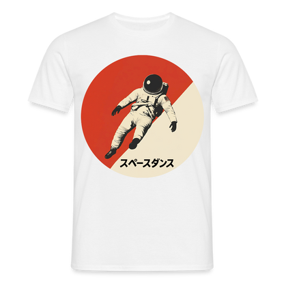 Space Dance, T-shirt unisex - vit