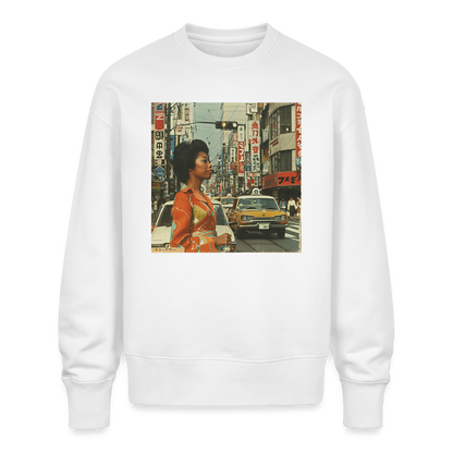 Yumi Sakamoto, Ekologisk oversizetröja RADDER unisex från Stanley/Stella - vit